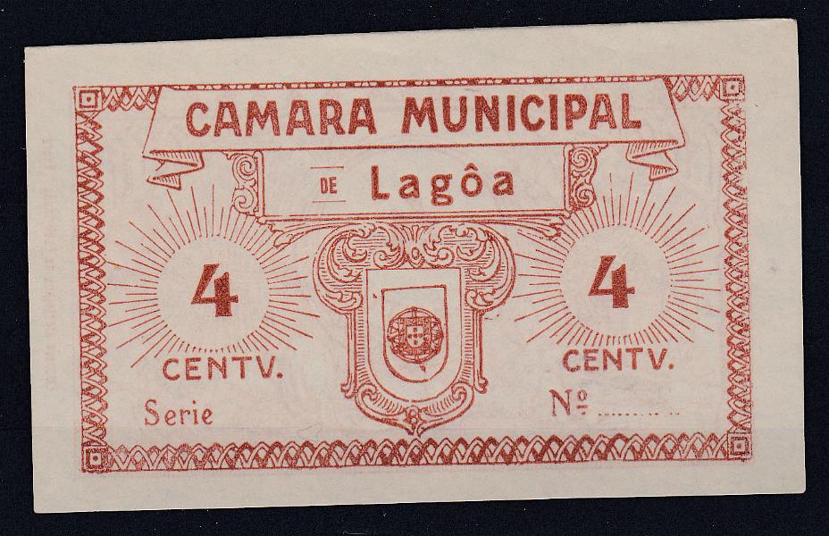 1806.jpg -     Lote:    1806                   Descrição:         Lagoa, Câmara Municipal, 4 C, MA 1165, Escassa, NV.        CDL       Valor Base:     &euro; 15,00     Valor Venda:     &euro; 16,00       