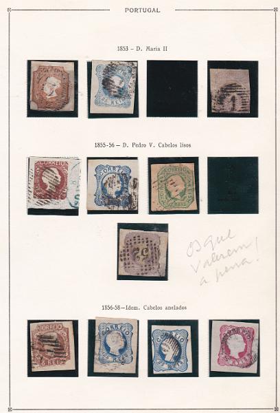 1822.jpg -     Lote:    1822                   Descrição:         Portugal. Álbum do mercado filatélico com selos novos e usados, com falhas no período clássico, mas completo desde 1951 a 1997, em selos novos sem charneira. Lote a ver. Bom valor de catálogo.        Lote       Valor Base:     &euro; 500,00     Valor Venda:     &euro; 500,00       
