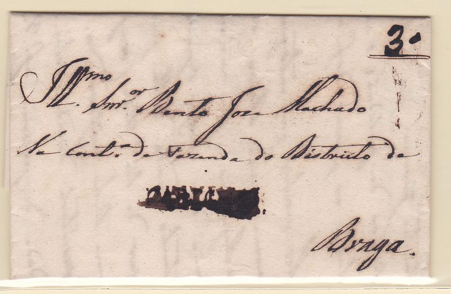 1878.jpg -     Lote:    1878      Lotes pelo Correio      Portugal       Descrição:         Cabeceiras &mdash; A sépia, GM CBC2 em carta datada de Raposeira (10.11.37) para Braga, com o porte de 30 reis manuscrito a sépia.        Carta       Valor Base:     &euro; 8,00     Valor Venda:     Retirado     
