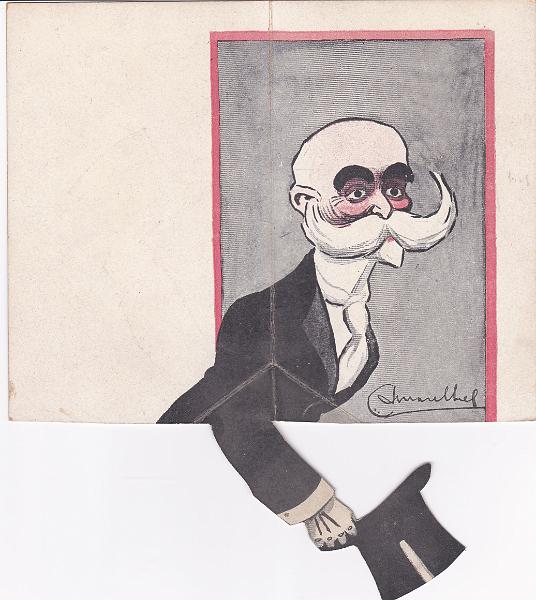 2024.jpg -     Lote:    2024      Lotes pelo Correio             Descrição:         Ilustradores. Caricatura. Postal duplo com encarte. Edição Guedes * Rua Aurea.        PI       Valor Base:     &euro; 8,00     Valor Venda:     &euro; 8,00       