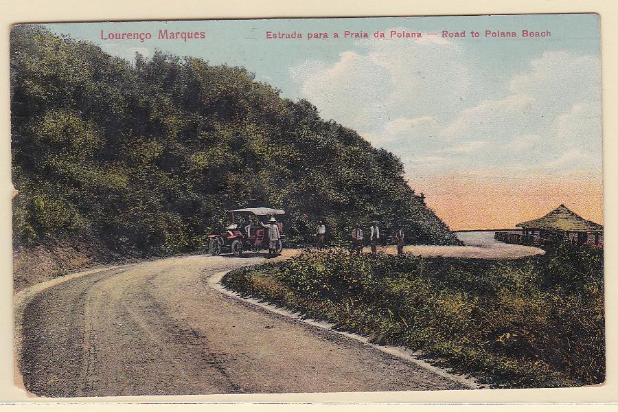 2035.jpg -     Lote:    2035      Lotes pelo Correio             Descrição:         Moçambique * Lourenço Marques &mdash; Estrada para a Praia da Polana.        PI       Valor Base:     &euro; 5,00     Valor Venda:     Retirado     