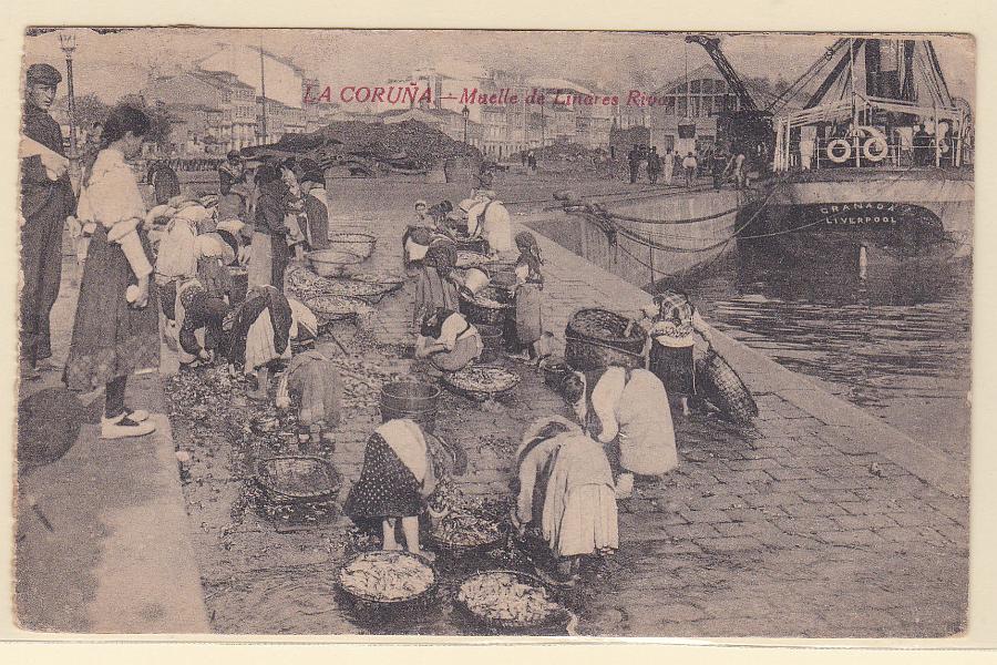 2039.jpg -     Lote:    2039      Lotes pelo Correio             Descrição:         Estrangeiros. La Coruña &mdash; Muelle de Linares Riva.        PI       Valor Base:     &euro; 5,00     Valor Venda:     &euro; 5,00       