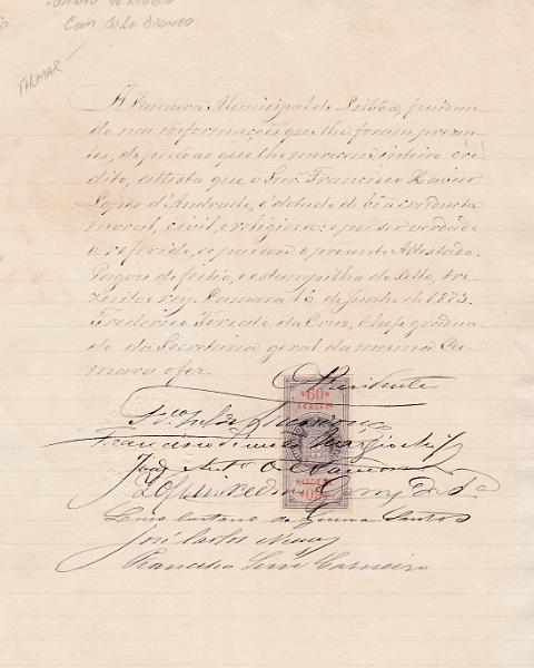 2044.jpg -     Lote:    2044      Lotes pelo Correio      Fiscais       Descrição:         Fiscais. Portugal. Lote com diversos documentos, a maioria em papel selado, com estampilhas fiscais adicionais do Imposto do Selo. Lote a ver.        Lote       Valor Base:     &euro; 15,00     Valor Venda:     &euro; 15,00       