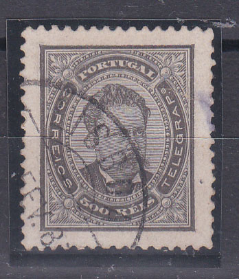 2145.jpg -     Lote:    2145      Lotes pelo Correio      Portugal       Descrição:         1884/87 &mdash; D. Luís I, de frente. Novos valores. CE64, 500 reis preto, denteado 12 &frac12;. Valor de catálogo &euro; 540,00.        O       Valor Base:     &euro; 40,00     Valor Venda:     Retirado     