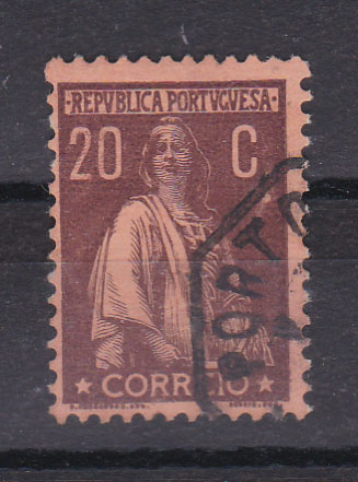 2197.jpg -     Lote:    2197      Lotes pelo Correio      Portugal       Descrição:         1920 &mdash; Ceres. CE233, 20C, denteado 12X11 &frac12;. Valor de catálogo &euro; 200,00        O       Valor Base:     &euro; 20,00     Valor Venda:     Retirado     