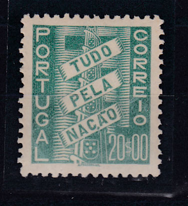 2259.jpg -     Lote:    2259      Lotes pelo Correio      Portugal       Descrição:         1935/41 &mdash; Tudo pela Nação. CE574, 20$00. Valor de catálogo &euro; 105,00.        ***       Valor Base:     &euro; 12,00     Valor Venda:     Retirado     