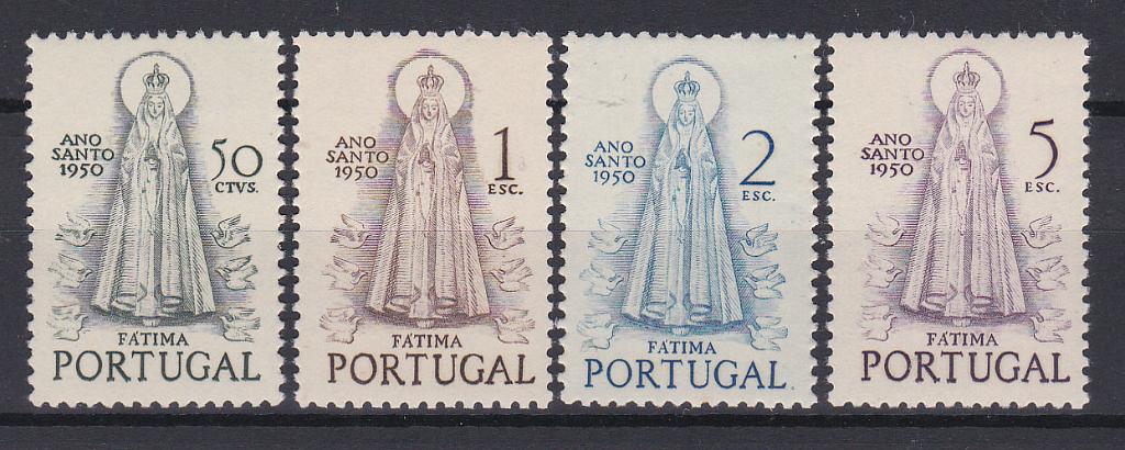 2271.jpg -     Lote:    2271      Lotes pelo Correio      Portugal       Descrição:         1950 &mdash; Ano santo. CE 719/22. Série completa. Valor de catálogo &euro; 230,00.        ***       Valor Base:     &euro; 25,00     Valor Venda:     &euro; 42,00       