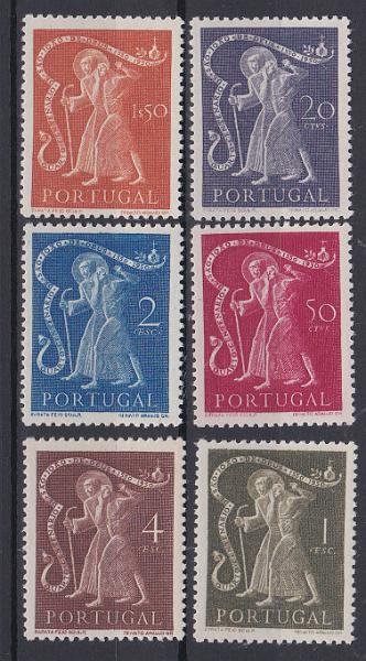 2272.jpg -     Lote:    2272      Lotes pelo Correio      Portugal       Descrição:         1950 &mdash; 4.º Centenário da Morte de S. João de Deus. CE 723/28. Série completa. Valor de catálogo &euro; 188,00.        ***       Valor Base:     &euro; 20,00     Valor Venda:     &euro; 22,00       