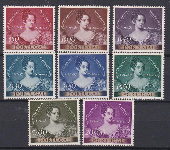 2277.jpg -     Lote:    2277      Lotes pelo Correio      Portugal       Descrição:         1953 &mdash; 1.º Centenário do Selo Postal Português. CE 786/93. Série completa. Valor de catálogo &euro; 191,00.        ***       Valor Base:     &euro; 20,00     Valor Venda:     Retirado     