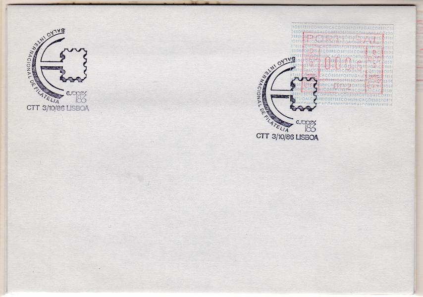 2303.jpg -     Lote:    2303      Lotes pelo Correio      Portugal       Descrição:         1981 &mdash; Frama. CE ETQ1. Lote com 4 sobrescritos e um postal circulados com etiquetas de diferentes valores da máquina 002. Lote a ver.        ETQ       Valor Base:     &euro; 8,00     Valor Venda:     Retirado     