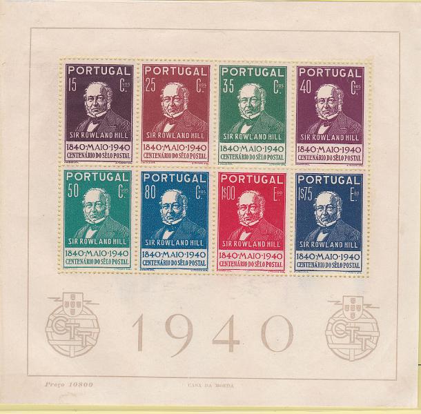2316.jpg -     Lote:    2316      Lotes pelo Correio      Portugal       Descrição:         1940 &mdash; Centenário do Selo Postal. CE BLC3. Bloco com goma não original.        BLC(*)       Valor Base:     &euro; 15,00     Valor Venda:     Retirado     