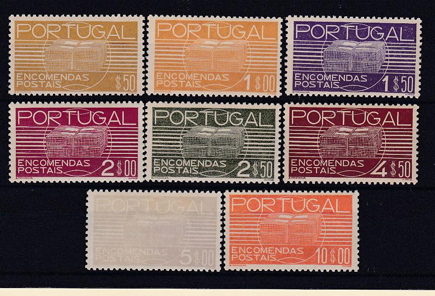 2367.jpg -     Lote:    2367      Lotes pelo Correio      Portugal       Descrição:         1936 &mdash; Encomendas Postais. Encomenda Postal. CE EP 18/25. Série completa. Valor de catálogo &euro; 120,00.        ***       Valor Base:     &euro; 12,00     Valor Venda:     &euro; 12,00       