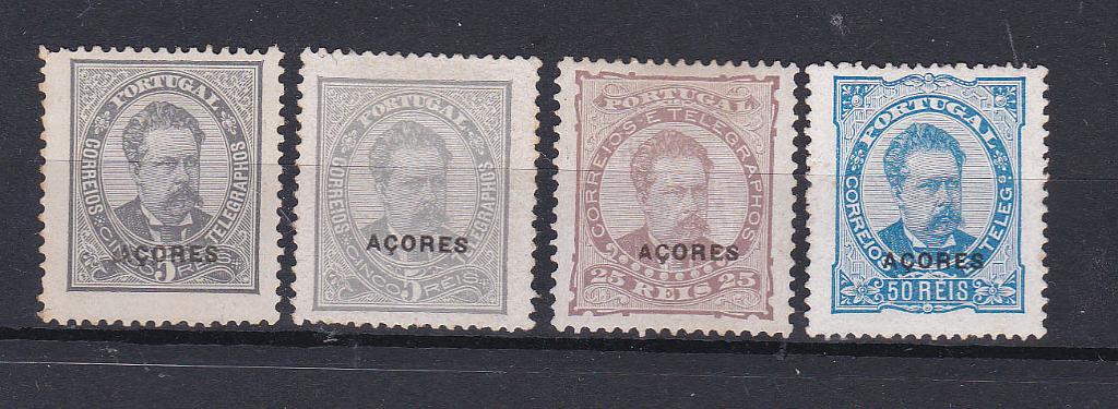 2383.jpg -     Lote:    2383      Lotes pelo Correio      Açores       Descrição:         1882/83 &mdash; D. Luís I, de frente. CE 48/50 + CE48. Dois selos de 5 reis com vestígios de óxido. Lote a ver. Valor de catálogo &euro; 66,00.        **/(*)       Valor Base:     &euro; 5,00     Valor Venda:     Retirado     