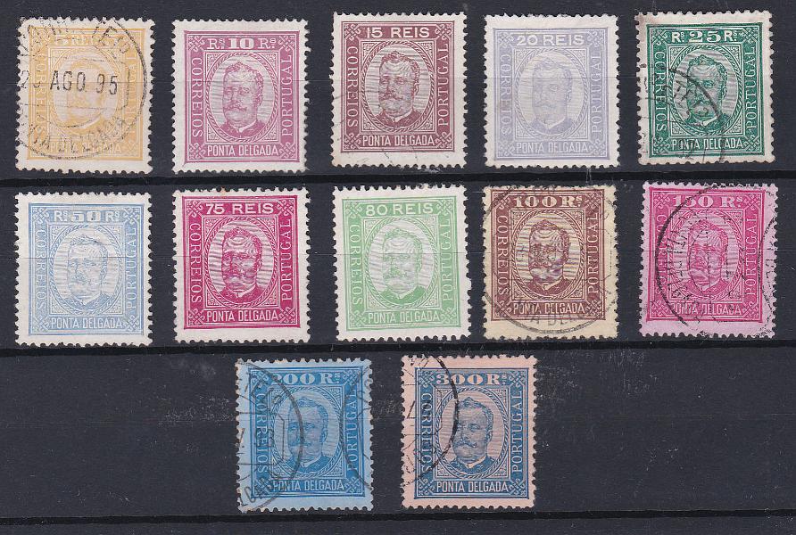 2400.jpg -     Lote:    2400      Lotes pelo Correio      Ponta Delgada       Descrição:         1892/93 &mdash; D. Carlos I, tipo Diogo Neto. CE 1/12. Série completa nova e usada, selos novos com e sem goma. Valor de catálogo &euro; 300,00. Lote a ver.        **/O       Valor Base:     &euro; 25,00     Valor Venda:     &euro; 25,00       