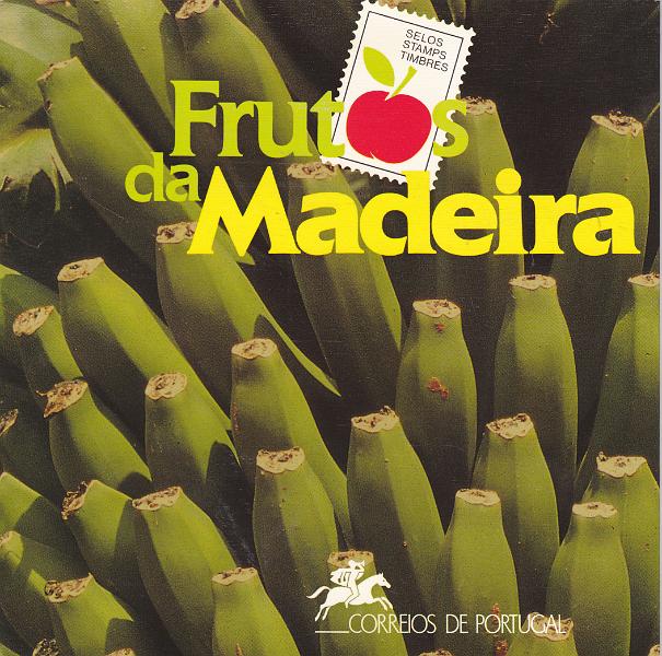 2415.jpg -     Lote:    2415      Lotes pelo Correio      Madeira       Descrição:         Carteiras temáticas "MADEIRA &mdash; Frutos da Madeira".        CRT       Valor Base:     &euro; 5,00     Valor Venda:     Retirado     
