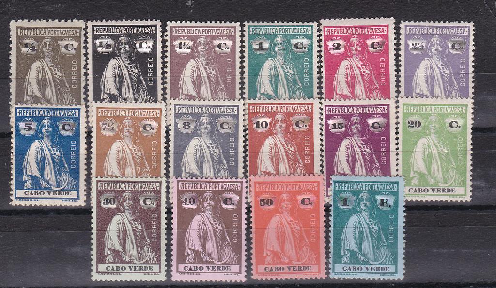 2430.jpg -     Lote:    2430      Lotes pelo Correio      Cabo Verde       Descrição:         1914 &mdash; Ceres. CE137/152. Série completa. Valor de catálogo &euro; 60,00.        **       Valor Base:     &euro; 15,00     Valor Venda:     &euro; 15,00       