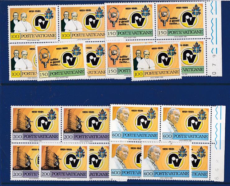 2631.jpg -     Lote:    2631      Lotes pelo Correio             Descrição:         Vaticano &mdash; Álbum com colecção desde 1961 a 1999, com selos novos isolados e em quadras. Lote a ver.        Lote       Valor Base:     &euro; 50,00     Valor Venda:     Retirado     