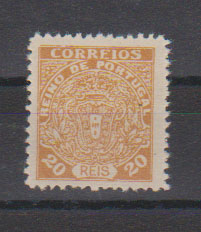 0792.jpg -     Lote:    792            Portugal       Descrição:         1919 &mdash; Escudo Nacional Monárquico. Prova de selo não emitido de 20 reis, denteada, em amarelo, denteado 11 &frac12;. Valor de catálogo &euro; 100.00.         PRV       Valor Base:     &euro; 12,00     Valor Venda:     &euro;      