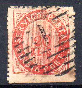 1219.jpg -     Lote:    1219            Índia       Descrição:         1871 &mdash; Nativos. Tipo II. CE9, 20 reis, papel espesso. Valor de catálogo &euro; 185,00.        O       Valor Base:     &euro; 25,00     Valor Venda:     &euro;      