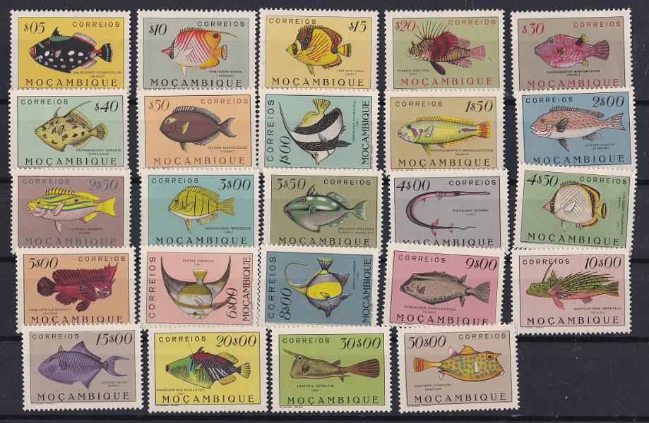1429.jpg -     Lote:    1429            Moçambique       Descrição:         1951 &mdash; Peixes de Moçambique. CE 356/379. Série completa. Valor de catálogo &euro; 340,00.        ***       Valor Base:     &euro; 40,00     Valor Venda:     &euro;      