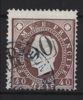 1488.jpg -     Lote:    1488            S. Tomé e Príncipe       Descrição:         1889/91 &mdash; D. Luís I. Fita direita. Com sobretaxa. CE26, 50 s/ 40 reis. Valor de catálogo &euro; 240,00.        O       Valor Base:     &euro; 15,00     Valor Venda:     &euro;      
