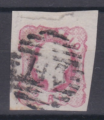 1611.jpg -     Lote:    1611            Portugal        Descrição:         Carimbo numéricos da 1.ª reforma. 1862/64 &mdash; D. Luís I. CE16, 25 reis, carmim rosa, obliterado com carimbo a preto "113 &mdash; AGUIAR DA BEIRA", tipo 4.3.4.        O       Valor Base:     &euro; 30,00     Valor Venda:     &euro;      