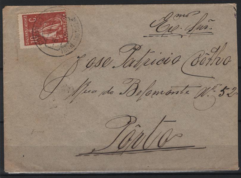 1694.jpg -     Lote:    1694            Portugal        Descrição:         Carimbos circulares datados, tipo 1880. Sobrescrito circulado com selo tipo Ceres de 10c CE215, de Freixeda do Torrão (06.06.22) para o Porto (09.06.22). Carimbo batido a preto "FREIXEDA DO TORRÃO".        Carta       Valor Base:     &euro; 18,00     Valor Venda:     &euro;      