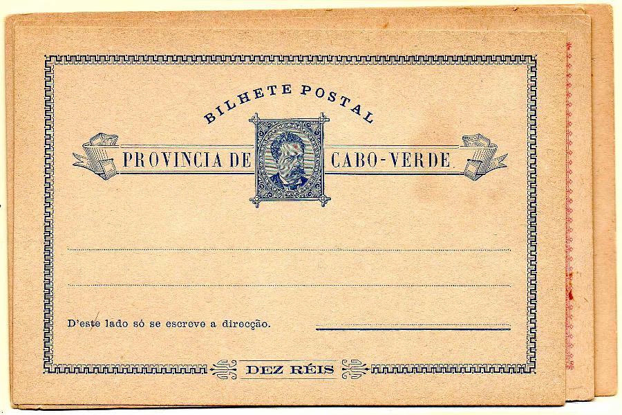 2214.jpg -     Lote:    2214      Lotes pelo Correio      Cabo Verde       Descrição:      Cabo Verde &mdash;   Lote com 6 inteiros postais novos, a maioria da emissão de D. Luís I. Lote a ver.        IN       Valor Base:     &euro; 5,00     Valor Venda:     &euro;      