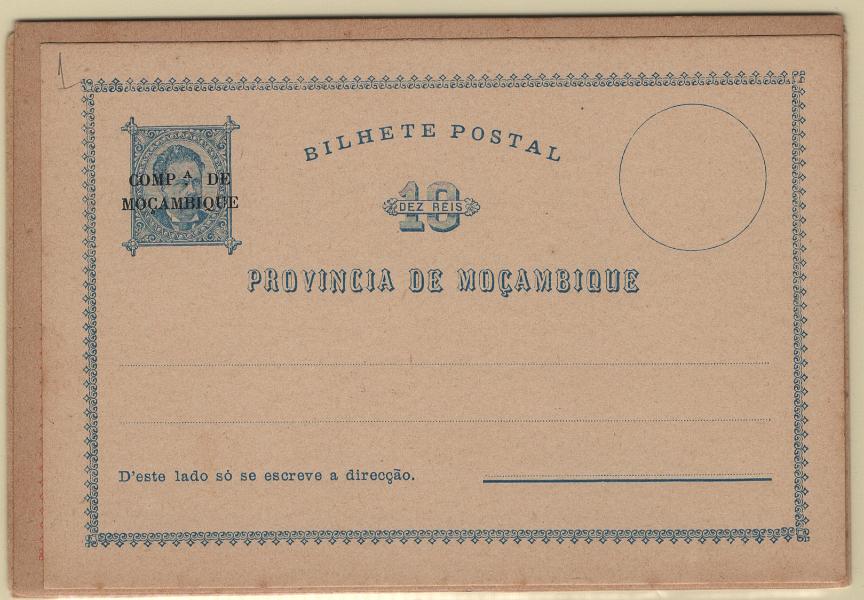 2226.jpg -     Lote:    2226      Lotes pelo Correio      Companhia de Moçambique       Descrição:      Companhia de Moçambique.   Lote com 6 inteiros postais de 10 e 20 reis OM1 (x2) e OM 4/6. Lote a ver.        Lote       Valor Base:     &euro; 5,00     Valor Venda:     &euro;      