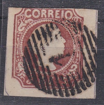 2362.jpg -     Lote:    2362      Lotes pelo Correio      Portugal       Descrição:         1855/56 &mdash; D. Pedro V. Cabelos lisos. CE5, 5 reis, cunho V. Selo com duas margens de luxo, uma normal e uma curta. Valor de catálogo &euro; 1.700,00.        O       Valor Base:     &euro; 50,00     Valor Venda:     &euro;      