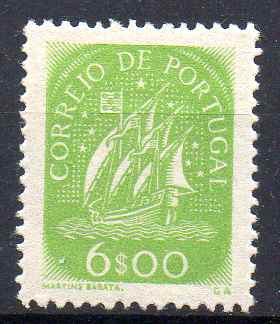 2511.jpg -     Lote:    2511      Lotes pelo Correio      Portugal       Descrição:         1948/49 &mdash; Caravela. CE703, 6$00. Valor de catálogo &euro; 166,00.        **       Valor Base:     &euro; 15,00     Valor Venda:     &euro;      