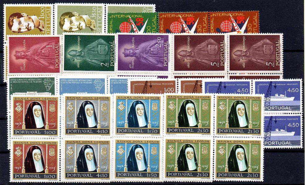 2532.jpg -     Lote:    2532      Lotes pelo Correio      Portugal       Descrição:         1958 &mdash; Ano completo em quadras. Valor de catálogo &euro; 388,00.        ***       Valor Base:     &euro; 35,00     Valor Venda:     &euro;      