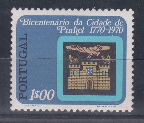 2543.jpg -     Lote:    2543      Lotes pelo Correio      Portugal       Descrição:         1972 &mdash; Bicentenário da Cidade de Pinhel. CE1146a, 1$00, em denteado 12x12 &frac12;. Valor de catálogo &euro; 150,00.        ***       Valor Base:     &euro; 25,00     Valor Venda:     &euro;      