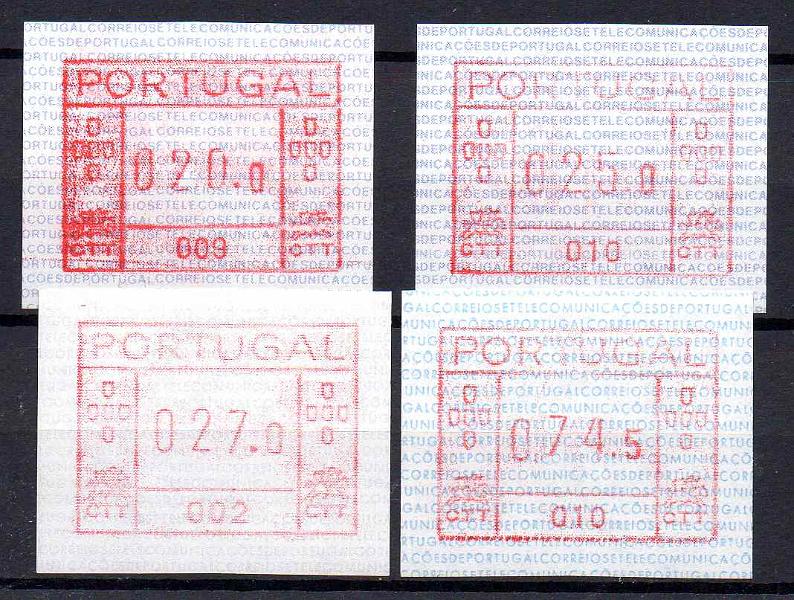 2609.jpg -     Lote:    2609      Lotes pelo Correio      Portugal       Descrição:         1981/87 &mdash; Correios e Telecomunicações de Portugal * FRAMA. CE ETQ1. Lote com 4 etiquetas de 020.00, 025.0, 027.0 e 074.5        ETQ       Valor Base:     &euro; 15,00     Valor Venda:     &euro;      