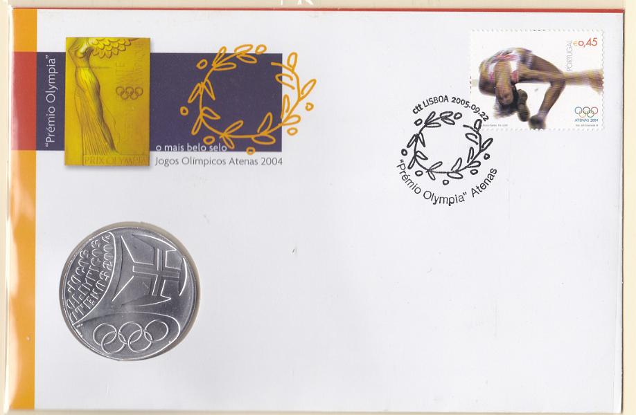 2698.jpg -     Lote:    2698      Lotes pelo Correio      Portugal       Descrição:         2004 &mdash; Jogos Olímpicos de Atenas. CE SM33. Valor de catálogo &euro; 60,00.        SM       Valor Base:     &euro; 12,00     Valor Venda:     &euro;      