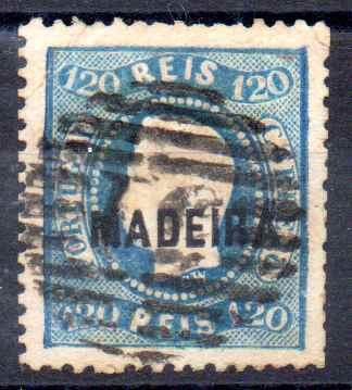 2747.jpg -     Lote:    2747      Lotes pelo Correio      Madeira       Descrição:         1868/70 &mdash; D. Luís I. Fita curva. CE12, 120 reis azul. Valor de catálogo &euro; 140,00.        O       Valor Base:     &euro; 10,00     Valor Venda:     &euro;      