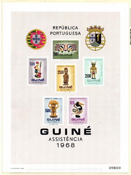 2795.jpg -     Lote:    2795      Lotes pelo Correio      Guiné       Descrição:         1968 &mdash; Artesanato. CE BLC3. Bloco sem goma como emitido.        BLC*       Valor Base:     &euro; 8,00     Valor Venda:     &euro;      