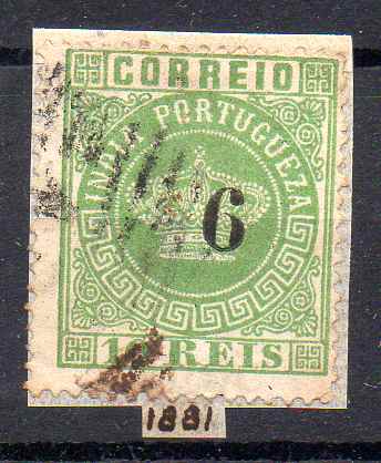 2804.jpg -     Lote:    2804      Lotes pelo Correio      Índia       Descrição:         1881 &mdash; Tipo Coroa, com sobretaxa. CE77, 6 s/ 10 reis, denteado 13 &frac12;. Valor de catálogo &euro; 27,00.        O       Valor Base:     &euro; 5,00     Valor Venda:     &euro;      