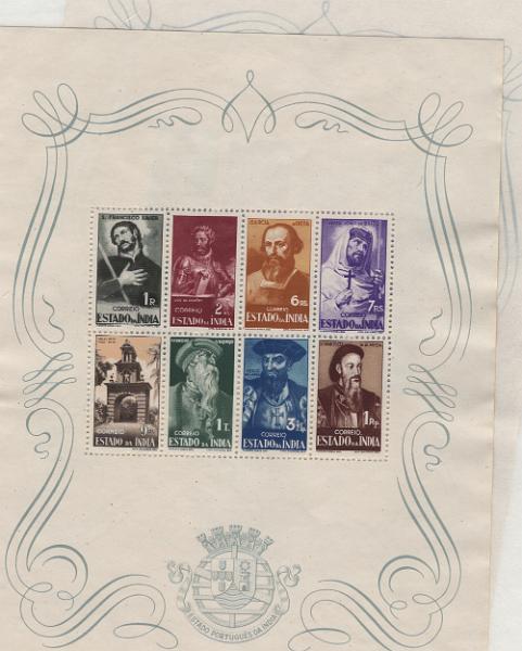 2821.jpg -     Lote:    2821      Lotes pelo Correio      Índia       Descrição:         1948 &mdash; Vultos da Índia. CE BLC2. Lote com dois blocos sem goma. Valor de catálogo &euro; 130,00.        BLC*       Valor Base:     &euro; 12,00     Valor Venda:     &euro;      