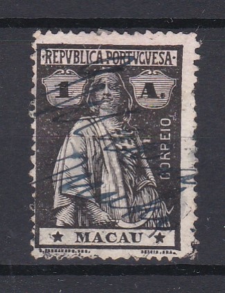 2828.jpg -     Lote:    2828      Lotes pelo Correio      Macau       Descrição:         1913 &mdash; Ceres. CE211, 1 avo, denteado 15x14, papel porcelana, com obliteração manuscrita MACAU.        O       Valor Base:     &euro; 12,00     Valor Venda:     &euro;      