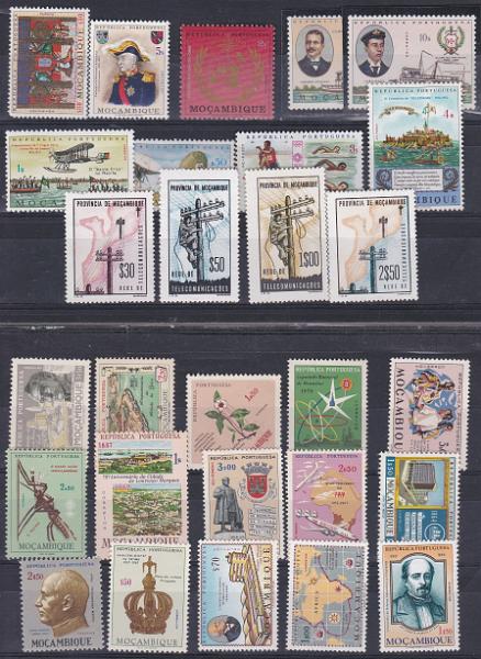 2899.jpg -     Lote:    2899      Lotes pelo Correio      Moçambique       Descrição:         1954/74 &mdash; Lote com 9 séries novas. Valor aproximado de catálogo &euro; 40,00.        ***       Valor Base:     &euro; 5,00     Valor Venda:     &euro;      