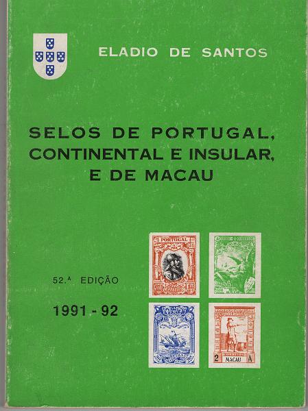 3075.jpg -     Lote:    3075      Lotes pelo Correio             Descrição:         1991/92 &mdash; Catálogo de selos de Portugal Continental, Insular e Macau, editado por Eládio dos Santos-        Livro       Valor Base:     &euro; 3,00     Valor Venda:     &euro;      