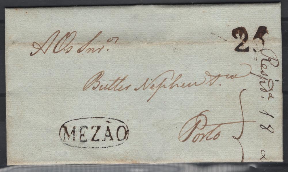 0030.jpg -     Lote:    30                   Descrição:         Mesão &mdash; A sépia, LF MSF2 em carta datada da Régua (12.04.32) para o Porto, com o porte de 25 reis batido a sépia. Valor de catálogo &euro; 90.00.         Carta       Valor Base:     &euro; 36,00     Valor Venda:     &euro;      