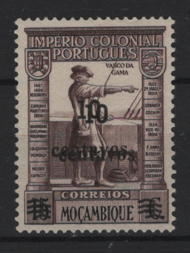 0572.jpg -     Lote:    572            Moçambique       Descrição:         1946 - Império Colonial Português, com sobretaxa. MF316, 10C s/ 15C. Selo com a sobretaxa invertida. Valor de catálogo &euro; 30,00.         *       Valor Base:     &euro; 8,00     Valor Venda:     &euro;      