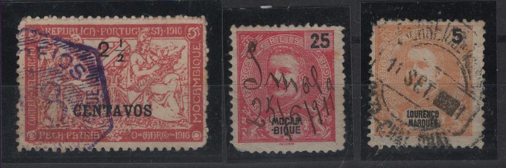 1729.jpg -     Lote:    1729                   Descrição:         Marcofilia diversa. Lote com 3 selos com diferentes marcas: hexagonal numérico a violeta "8" (1922) + manuscrito " Imala " (1911) + carimbo de " Gaza &mdash; Chai Chai " a preto (1901)         O       Valor Base:     &euro; 10,00     Valor Venda:     &euro;      