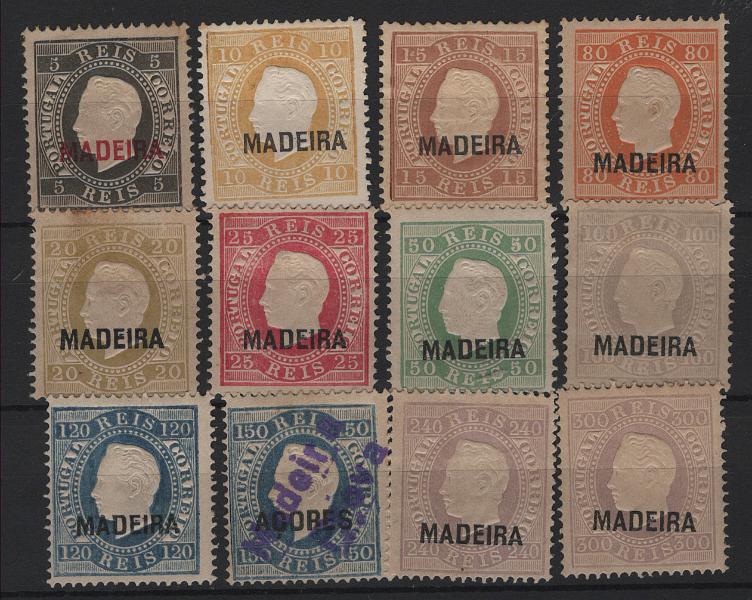 1774.jpg -     Lote:    1774                   Descrição:         Reimpressões de1905 * 1871/76 &mdash; D. Luís I. Fita direita. Série completa. Valor de catálogo &euro; 600,00. Lote a ver.         R**       Valor Base:     &euro; 60,00     Valor Venda:     &euro;      