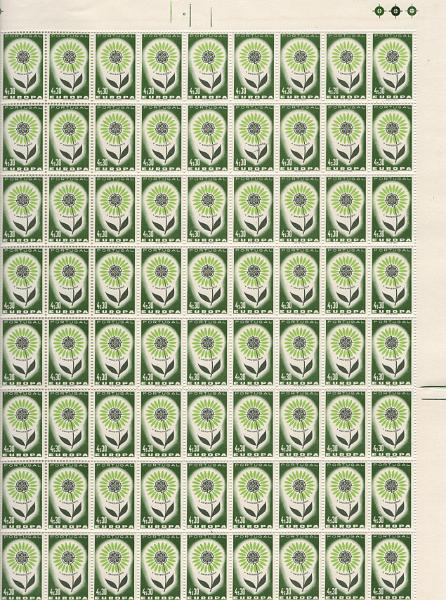 1032.jpg -     Lote:    1032            Portugal        Descrição:         Portugal &mdash; 1964 &mdash; Mf 925/944. Ano completo em séries de 100 selos cada. Valor de catálogo &euro; 6.700,00.         ***       Valor Base:     &euro; 125,00     Valor Venda:     &euro;      