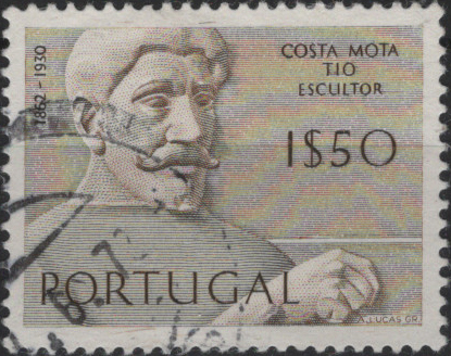 1040.jpg -     Lote:    1040            Portugal        Descrição:         1971 &mdash; Escultores Portugueses. Mf 1102a, 1$50, denteado 13 &frac12;. Exemplar usado sem defeitos nem reparações. Valor de catálogo &euro; 350,00.         O       Valor Base:     &euro; 40,00     Valor Venda:     &euro;      