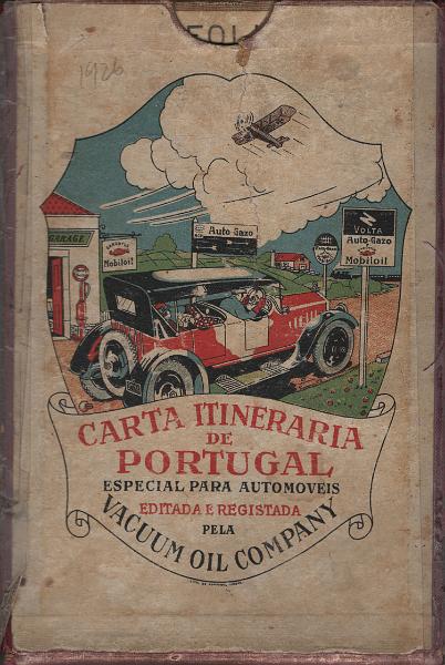 1904.jpg -     Lote:    1904                   Descrição:         Carta Itenerária de Portugal de 1926, editada e registada pela Vacuum Oil Campany. Exemplar em muito bom estado de conservação. R.         Mapa       Valor Base:     &euro; 45,00     Valor Venda:     &euro;      