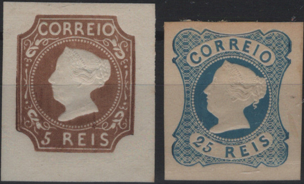 1924.jpg -     Lote:    1924            Portugal       Descrição:         Reimpressões de 1905 * 1853 &mdash; D. Maria II. Lote com duas reimpressões de 5 e 25 reis, com margens normais a margens de luxo, Mf &frac12;. Valor de catálogo &euro; 800,00.         R**       Valor Base:     &euro; 60,00     Valor Venda:     &euro;      